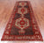 Brown 3' 11" X 11' 6" Vintage Persian Handmade Wool Runner Rug - Q25192