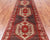Brown 3' 11" X 11' 6" Vintage Persian Handmade Wool Runner Rug - Q25192