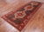 Brown 3' 11" X 11' 6" Vintage Persian Handmade Wool Runner Rug - Q25192