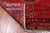 Red 4' 5" X 10' 2" Runner Vintage Persian Handmade Wool Rug - Q25193