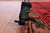 Red 4' 5" X 10' 2" Runner Vintage Persian Handmade Wool Rug - Q25193