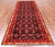 Navy Blue 4' 2" X 9' 11" Vintage Persian Hamadan Hand Knotted Wool Runner Rug - Q25195