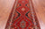 Red 3' 11" X 10' 2" Vintage Persian Hand Knotted Wool Runner Rug - Q25196