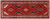Red 3' 11" X 10' 2" Vintage Persian Hand Knotted Wool Runner Rug - Q25196