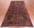 Brown 4' 5" X 9' 0" Vintage Persian Handmade Wool Runner Rug - Q25197