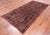 Brown 4' 5" X 9' 0" Vintage Persian Handmade Wool Runner Rug - Q25197