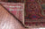 Brown 4' 5" X 9' 0" Vintage Persian Handmade Wool Runner Rug - Q25197