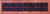 Navy Blue 3' 8" X 14' 5" Runner Vintage Persian Handmade Wool Rug - Q25201