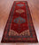 Red 4' 0" X 12' 0" Runner Vintage Persian Handmade Wool Rug - Q25202