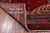 Red 4' 0" X 12' 0" Runner Vintage Persian Handmade Wool Rug - Q25202