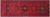 Red 3' 6" X 10' 9" Vintage Persian Hand-Knotted Wool Runner Rug - Q25203