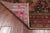 Brown 3' 8" X 10' 6" Runner Vintage Persian Handmade Wool Rug - Q25204