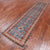 Blue 2' 6" X 9' 9" Super Kazak Hand Knotted Wool Runner Rug - Q25205
