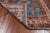 Blue 2' 6" X 9' 9" Super Kazak Hand Knotted Wool Runner Rug - Q25205