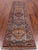 Grey 2' 7" X 9' 1" Super Kazak Hand-Knotted Wool Runner Rug - Q25206