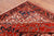 Red 9' 3" X 12' 5" Vintage Persian Heriz Serapi Hand-Knotted Wool Rug - Q25209
