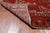 Red 10' 1" X 12' 7" Vintage Persian Heriz Serapi Hand Knotted Wool Rug - Q25210