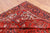 Red 10' 1" X 12' 7" Vintage Persian Heriz Serapi Hand Knotted Wool Rug - Q25210