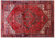 Rust 7' 8" X 10' 9" Vintage Persian Heriz Serapi Hand-Knotted Wool Rug - Q25211