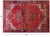 Rust 7' 8" X 10' 9" Vintage Persian Heriz Serapi Hand-Knotted Wool Rug - Q25211