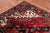 Red 6' 6" X 9' 4" Vintage Persian Heriz Serapi Hand Knotted Wool Rug - Q25214