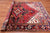Red 6' 6" X 9' 4" Vintage Persian Heriz Serapi Hand Knotted Wool Rug - Q25214