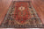 Rust 5' 10" X 8' 4" Vintage Persian Handmade Wool On Wool Rug - Q25215
