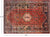 Rust 5' 10" X 8' 4" Vintage Persian Handmade Wool On Wool Rug - Q25215