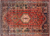 Rust 5' 10" X 8' 4" Vintage Persian Handmade Wool On Wool Rug - Q25215