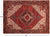 Rust 6' 5" X 9' 0" Vintage Persian Heriz Serapi Hand-Knotted Wool Rug - Q25216