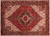Rust 6' 5" X 9' 0" Vintage Persian Heriz Serapi Hand-Knotted Wool Rug - Q25216