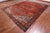 Orange 9' 2" X 12' 1" Vintage Persian Heriz Serapi Hand-Knotted Wool Rug - Q25219