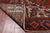Orange 9' 2" X 12' 1" Vintage Persian Heriz Serapi Hand-Knotted Wool Rug - Q25219