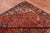 Orange 9' 2" X 12' 1" Vintage Persian Heriz Serapi Hand-Knotted Wool Rug - Q25219