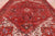 Red 9' 3" X 12' 7" Vintage Persian Heriz Serapi Hand Knotted Wool Rug - Q25220