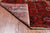 Red 9' 3" X 12' 7" Vintage Persian Heriz Serapi Hand Knotted Wool Rug - Q25220
