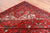 Red 9' 3" X 12' 7" Vintage Persian Heriz Serapi Hand Knotted Wool Rug - Q25220
