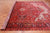 Red 9' 3" X 12' 7" Vintage Persian Heriz Serapi Hand Knotted Wool Rug - Q25220