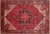 Rust 6' 3" X 9' 7" Vintage Persian Heriz Serapi Handmade Wool Rug - Q25223