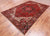 Rust 6' 3" X 9' 7" Vintage Persian Heriz Serapi Handmade Wool Rug - Q25223