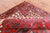 Rust 6' 3" X 9' 7" Vintage Persian Heriz Serapi Handmade Wool Rug - Q25223