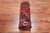 Red 6' 6" X 9' 1" Vintage Persian Heriz Serapi Handmade Wool Rug - Q25224
