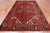 Red 6' 10" X 9' 11" Vintage Persian Heriz Serapi Hand Knotted Wool Rug - Q25225