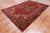 Red 6' 10" X 9' 11" Vintage Persian Heriz Serapi Hand Knotted Wool Rug - Q25225