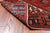 Red 6' 10" X 9' 11" Vintage Persian Heriz Serapi Hand Knotted Wool Rug - Q25225