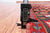 Red 6' 10" X 9' 11" Vintage Persian Heriz Serapi Hand Knotted Wool Rug - Q25225