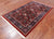 Blue 3' 9" X 5' 10" Signed Persian Tabriz Handmade Wool Rug - Q25226