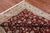 Red 7' 10" X 9' 10" Wool & Silk Persian Tabriz Hand-Knotted Rug - Q25228