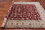 Red 7' 10" X 9' 10" Wool & Silk Persian Tabriz Hand-Knotted Rug - Q25228