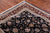 Navy Blue 7' 8" X 9' 9" Persian Tabriz Handmade Wool & Silk Rug - Q25229